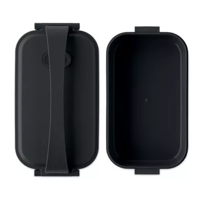Lunchbox z PP z klamrami 800 ml SARNIE - Czarny (MO2941-03)