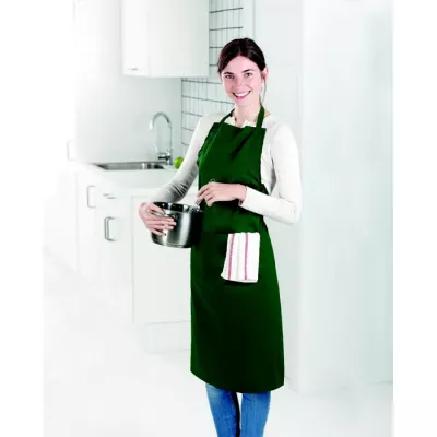 Fartuch kuchenny 190 g/m² FITTED KITAB GRANADA - Zielony (MO8441-09)