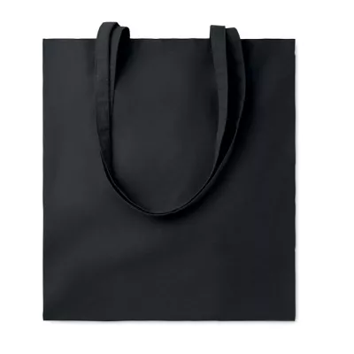 Torba z bawełny organicznej 180 g/m² TURA COLOUR - Czarny (MO6851-03)