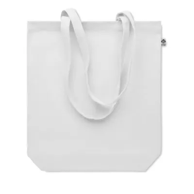 Torba płócienna z bawełny organicznej 270 g/m² COCO - Bialy (MO6713-06)