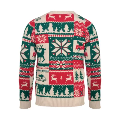 Sweter świąteczny z akrylu L-XL SHIMIS XL - Bezowy (CX1602-13)