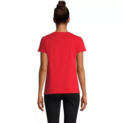 Koszulka organiczna 175 g/m² Sol's PIONEER WOMEN - Bright Rojo (S03579-BT)