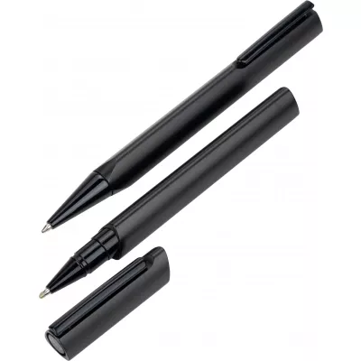 Zestaw piśmienny długopis i pióro kulkowe CAP D AGDE MoLu - czarny (438503)
