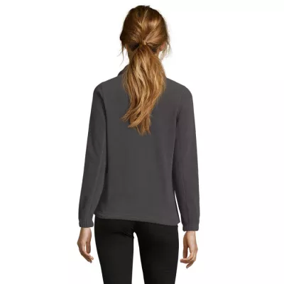 Polar damski rozpinany 300 g/m² Sol's NORTH WOMEN - Szarość Węgla Drzewnego (S54500-CR)
