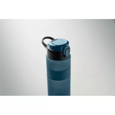 Butelka z RPET ze słomką 700 ml ISJFORDEN - Francuski Granat (MO2755-85)