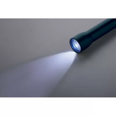 Latarka z aluminium z recyklingu z zoomem LUMEZO - Francuski Granat (MO2991-85)