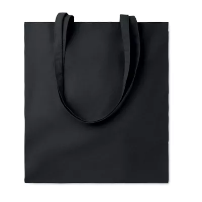 Torba bawełniana 38x42 cm 140 g/m² COTTONEL COLOUR + - Czarny (MO9268-03)