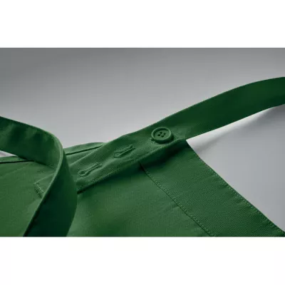 Fartuch z bawełny organicznej 240 g/m² GAMMA - Ciemnozielony (MO2249-60)