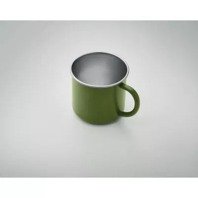 Kubek ze stali z recyklingu 300 ml CARIBU - Ciemnozielony (MO2226-60)