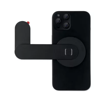 Magnetyczny uchwyt na telefon z aluminium SCREENTACH - Czarny (MO3160-03)
