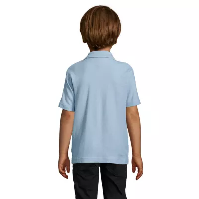 Polo dziecięce piqué 170 g/m² Sol's SUMMER II KIDS - Sky Blue Pique (S11344-SP)