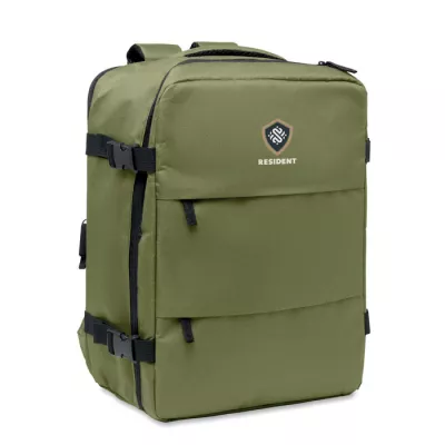 Plecak kabinowy rozciągliwy 15" RPET 20 l ASPEN - Zieleń Wojskowa (MO3195-49)