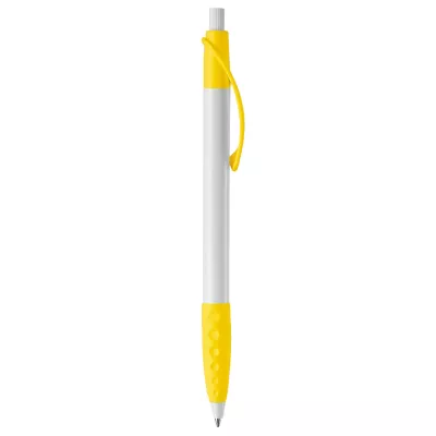 Długopis plastikowy (ABS) Cosmo - biało / żółty (LT87622-N0141)