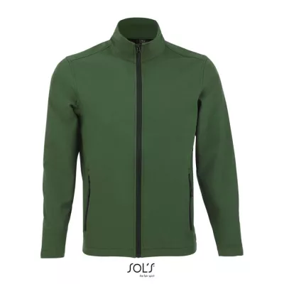 Kurtka softshell męska 2-warstwowa Sol's RACE - Ciemno-Zielony (S01195-BO)