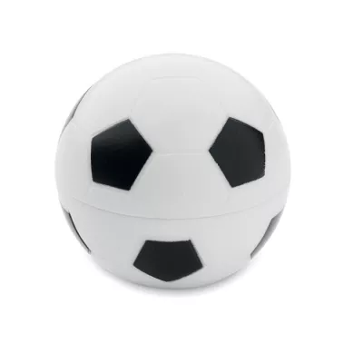 Balsam do ust SPF10 w kształcie piłki nożnej BALL - Bialy/Czarny (MO2213-33)