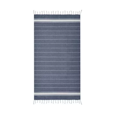 Ręcznik hammam bawełniany 90x170 cm 180 g/m² MALIBU - Niebieski (MO9221-04)