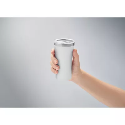 Kubek termiczny ze stali z recyklingu 160 ml OZ - Bialy (MO2326-06)