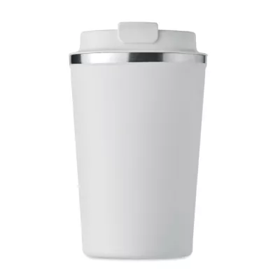 Kubek termiczny ze stali 350 ml BRACE - Bialy (MO6276-06)