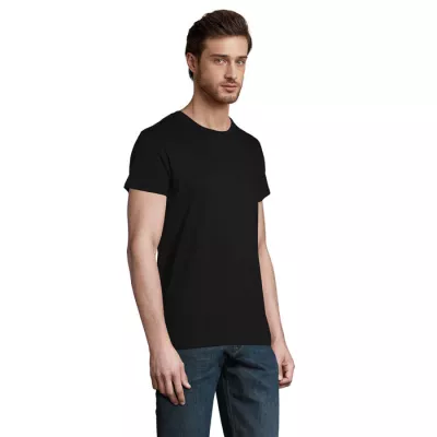 Koszulka męska organiczna 150 g/m² Sol's CRUSADER MEN - Deep Black (S03582-DB)