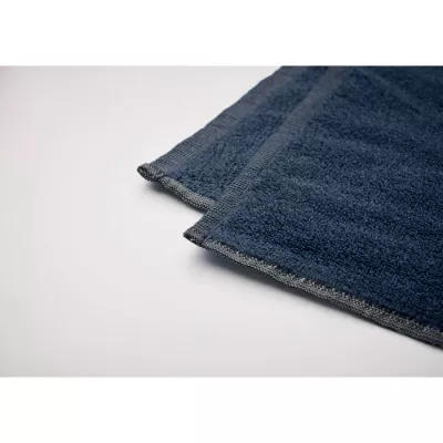 Ręcznik żakardowy SEAQUAL® 70x140 cm 500 g/m² SAND - Niebieski (MO2059-04)