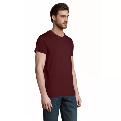Koszulka męska organiczna 175 g/m² Sol's PIONEER MEN - Burgundy (S03565-BG)