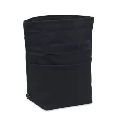 Torba termiczna na lunch z recyklingu RECOBA COLOUR - Czarny (MO2551-03)