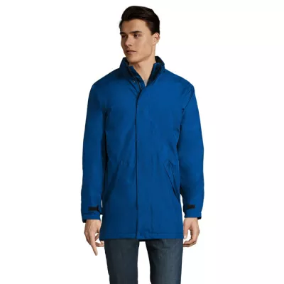 Kurtka unisex ocieplana z kapturem Sol's ROBYN - Niebieski (S02109-RB)