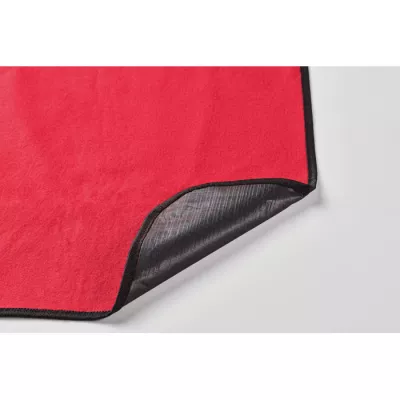 Koc piknikowy polarowy RPET 200x200 cm 150 g/m² COSTA - Czerwony (MO2978-05)