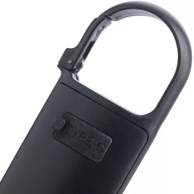 Brelok do kluczy, mini latarka - czarny (VA509-03)