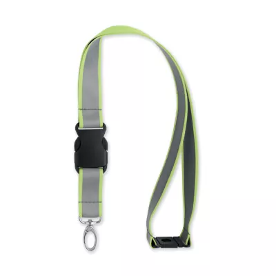 Smycz odblaskowa z RPET z karabińczykiem 25 mm TOSEE - Fluorescencyjny Zólty (MO2825-70)