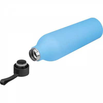 Butelka termiczna stalowa soft touch 800 ml DENIS - jasnoniebieski (8389024)