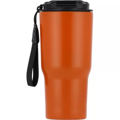 Kubek termiczny 550 ml ze stali z recyklingu DANA - pomarańczowy (8523910)