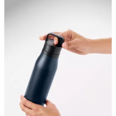 Butelka termiczna ze stali z recyklingu 500 ml EMPIRE - Francuski Granat (MO3176-85)