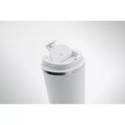 Kubek termiczny ze stali 350 ml BRACE - Bialy (MO6276-06)