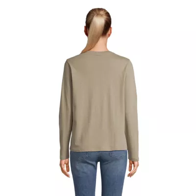 Koszulka damska z długim rękawem Sol's MONARCH WOMEN - Khaki (S04443-KH)