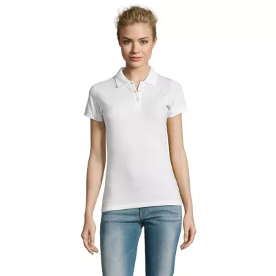 Polo damskie piqué 180 g/m² Sol's PERFECT WOMEN - Bialy (S11347-WH)