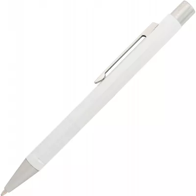 Długopis metalowy półżelowy ALMEIRA - biały (374106)