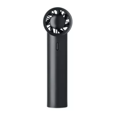Mini wentylator ręczny z wyświetlaczem 2600 mAh GLACI - Czarny (MO2780-03)