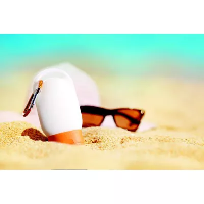 Krem do opalania SPF 25 z karabińczykiem 30 ml SUNCARE - Pomaranczowy (MO8512-10)