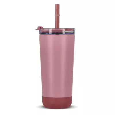 Kubek termiczny InSideOut ze stali nierdzewnej o podwójnych ściankach, 600 ml - pasteloworóżowy (LT57017-N0079)