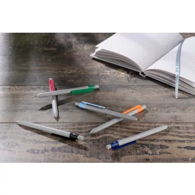 Długopis z tworzywa z dodatkiem zmielonych muszli SELIS - czarny (19735-02)