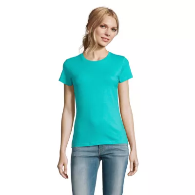 Koszulka damska 190 g/m² Sol's IMPERIAL WOMEN - Niebieski Karaibski (S11502-CB)