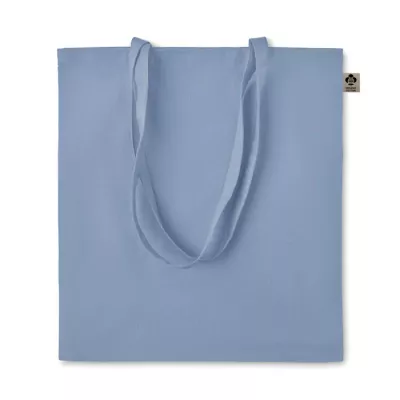 Torba z bawełny organicznej 140 g/m² ZIMDE COLOUR - Baby Blue (MO6189-66)