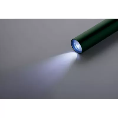 Latarka aluminiowa akumulatorowa 110 lm LUME - Ciemnozielony (MO2786-60)