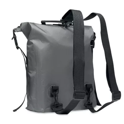 Plecak wodoodporny rolltop z RPET 25 l SCUBAROLL - Kamienny Szary (MO2181-15)