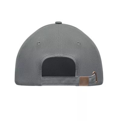 Czapka z daszkiem 6-panelowa 270 g/m² TEKAPO - Szary (MO9643-07)