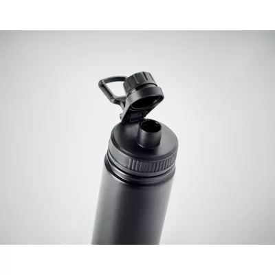 Butelka termiczna z uchwytem 500 ml MILI - Czarny (MO6774-03)