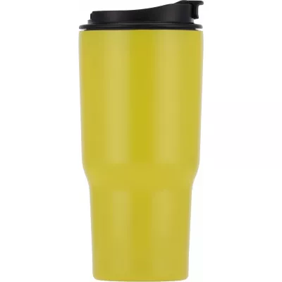Kubek termiczny 550 ml ze stali z recyklingu DANA - żółty (8523908)