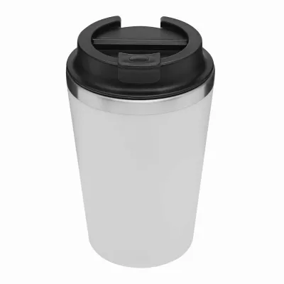Kubek podróżny 350 ml TAKE & GO dwuścienny - biały (56-0304641)