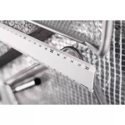 Linijka metalowa 30 cm FERRA - srebrny (17927-00)